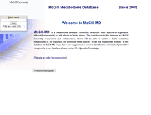 Tablet Screenshot of metabolomics.mcgill.ca