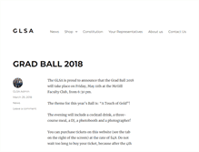 Tablet Screenshot of glsa.mcgill.ca