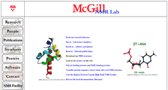 Desktop Screenshot of mcgnmr.mcgill.ca
