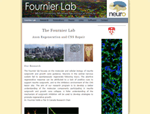 Tablet Screenshot of fournierlab.mcgill.ca