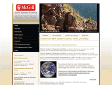 Tablet Screenshot of ess.mcgill.ca