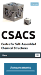 Mobile Screenshot of csacs.mcgill.ca