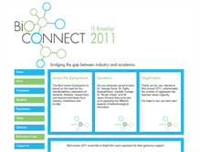 Tablet Screenshot of bioconnect2011.mcgill.ca