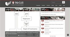 Desktop Screenshot of cs.mcgill.ca