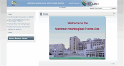 Desktop Screenshot of neuroevents.mcgill.ca