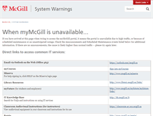 Tablet Screenshot of mymcgill.mcgill.ca