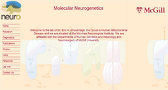 Desktop Screenshot of molecular-neurogenetics.mcgill.ca