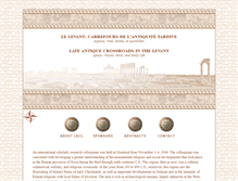 Tablet Screenshot of lateantiquecrossroads.mcgill.ca